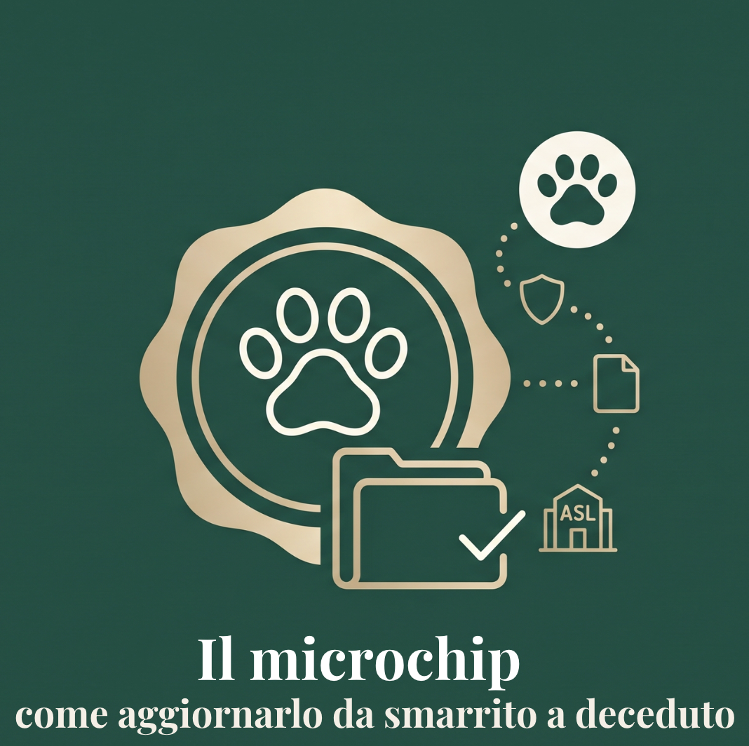 Come aggiornare il microchip in ASL se l'animale passa da "smarrito" a "deceduto"
