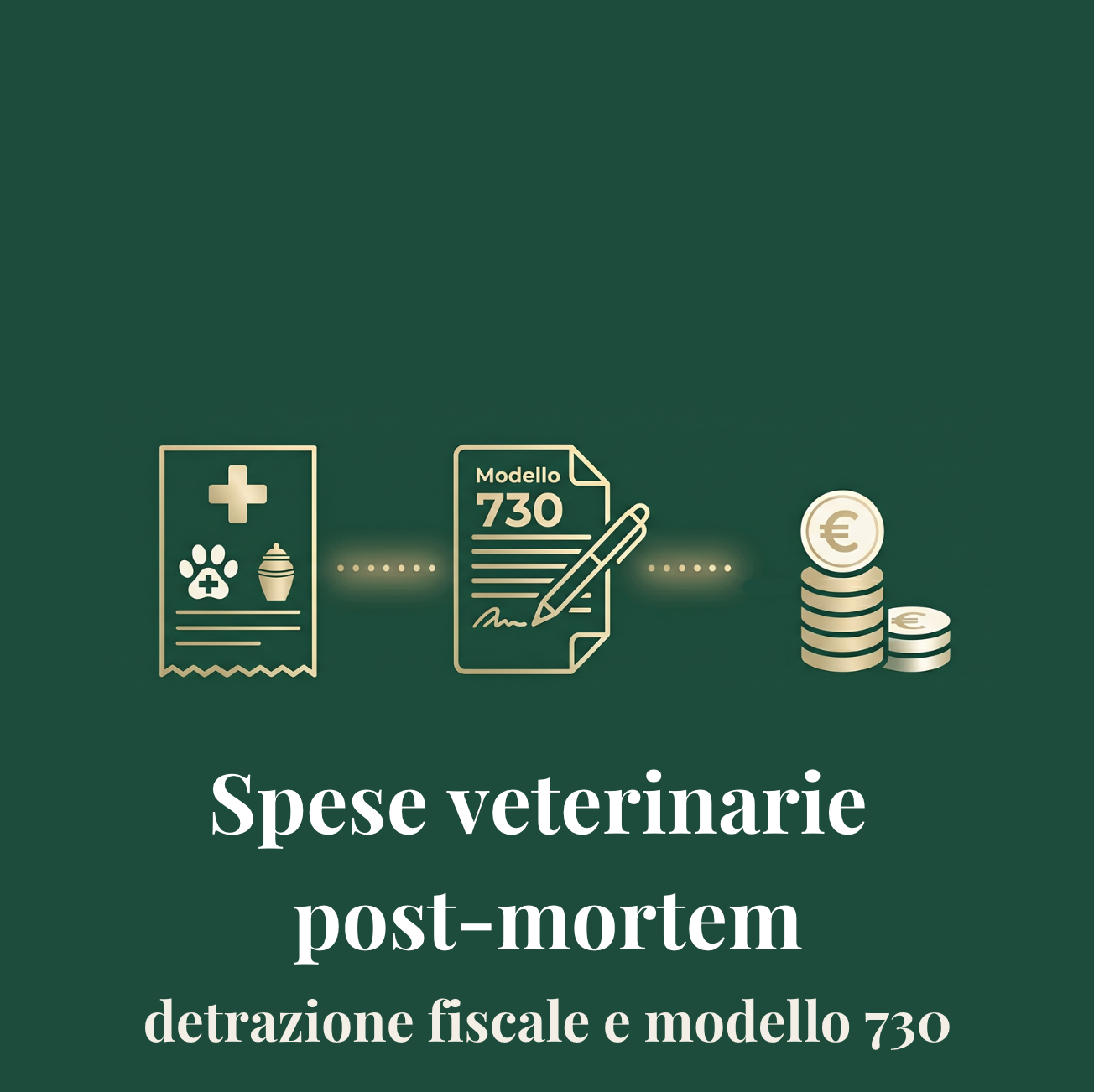 Le spese veterinarie post-mortem (eutanasia e cremazione) sono detraibili nel 730?