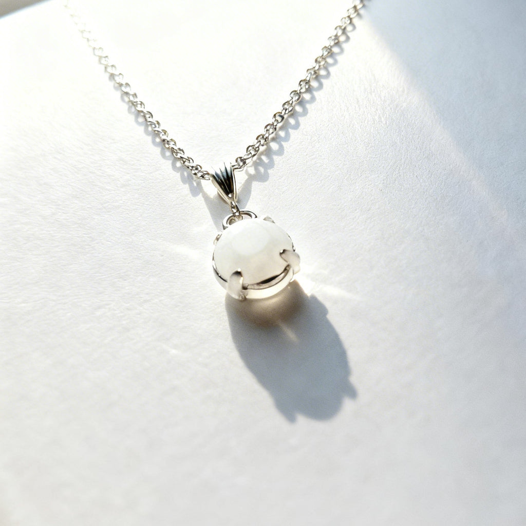 Collana Aeternus Cabochon - argento