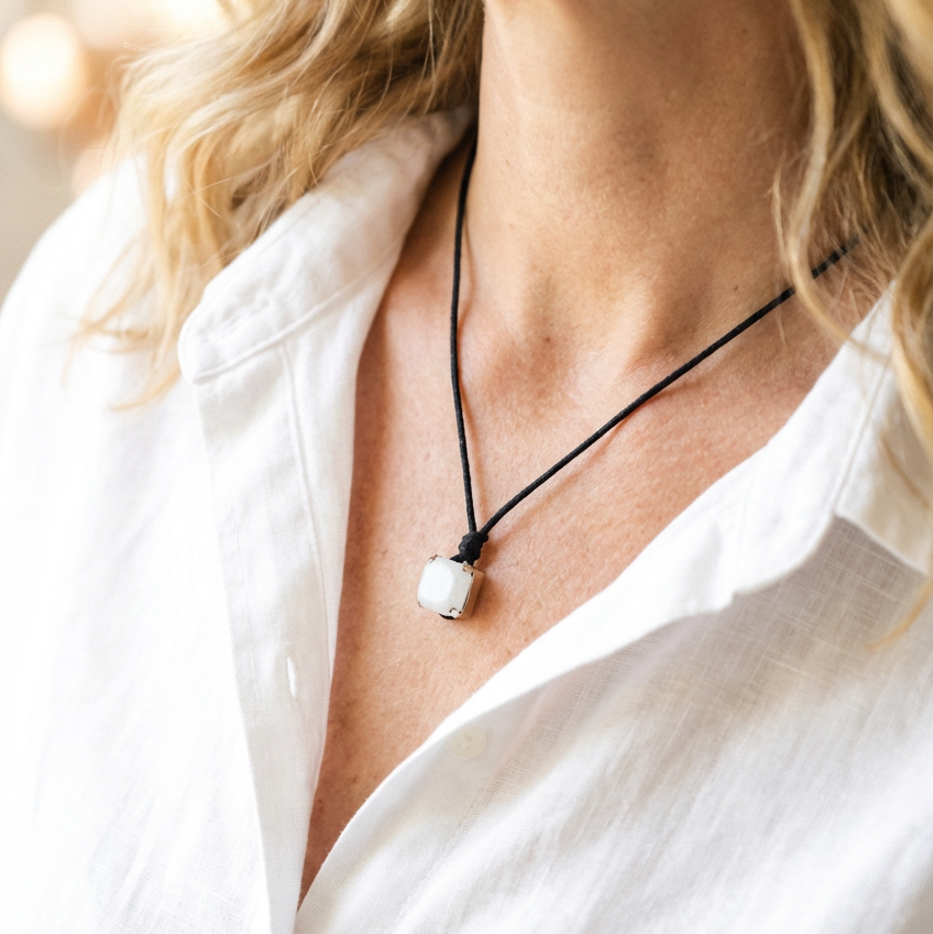 Collana Aeternus Carré - corda