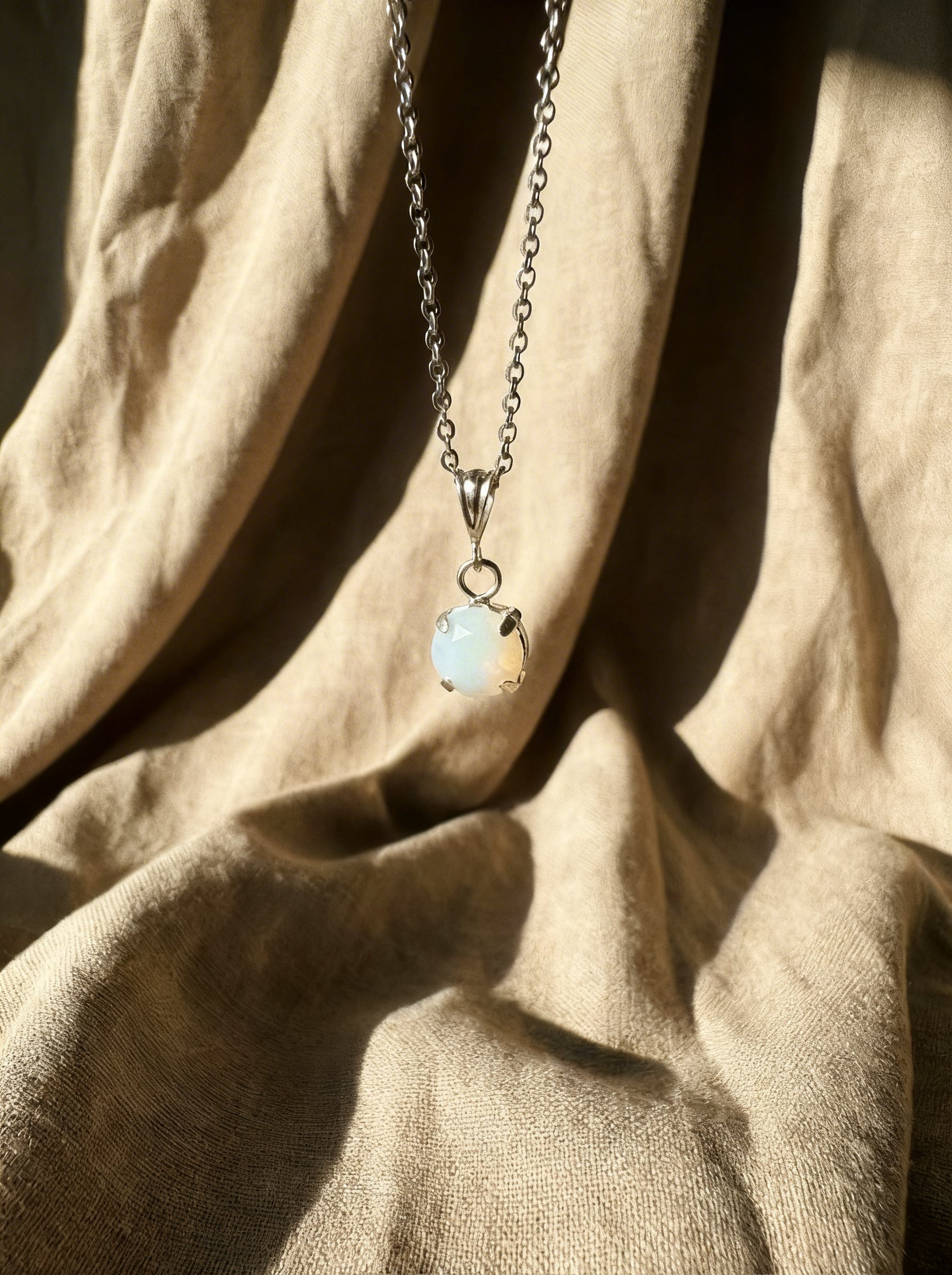 Collana Essence Cabochon - argento