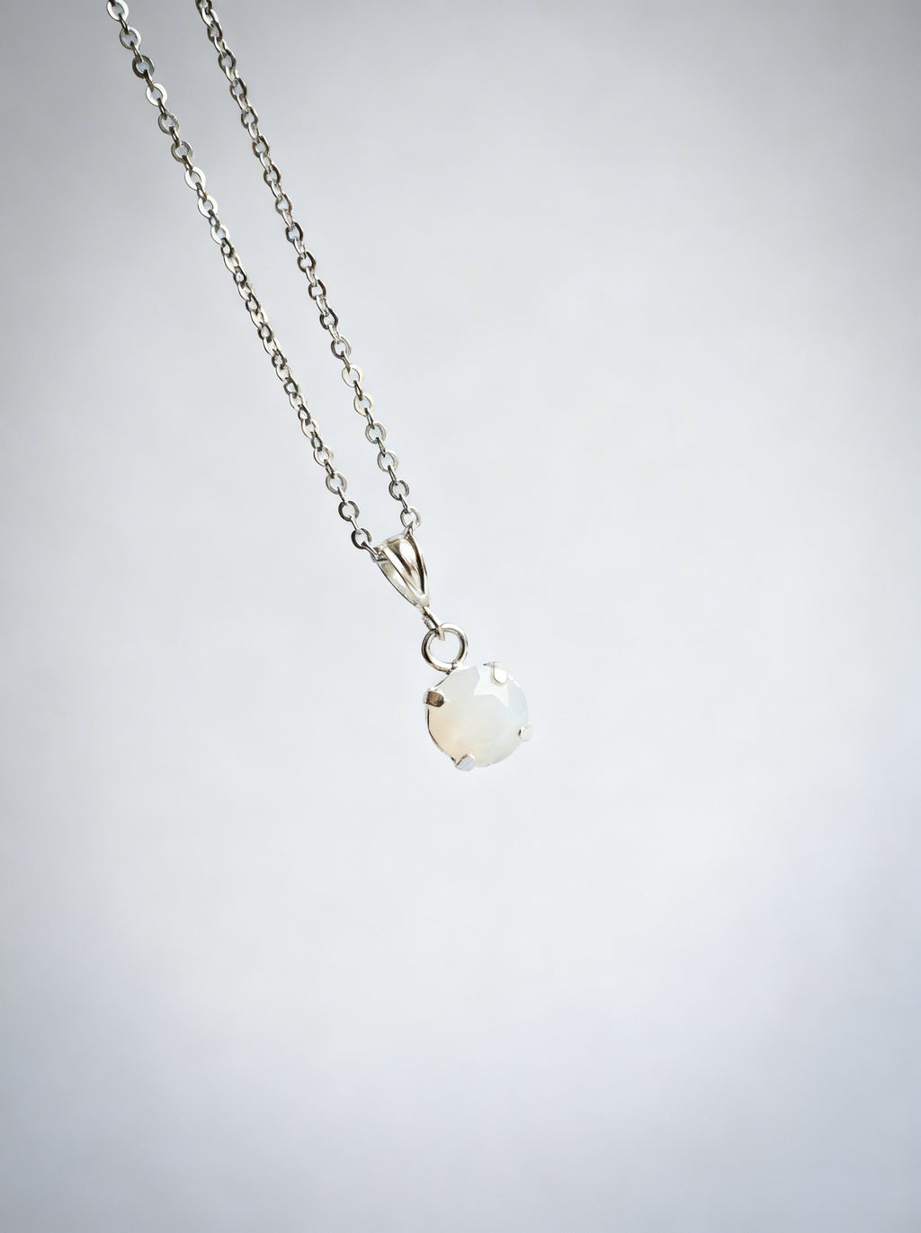 Collana Essence Cabochon - argento