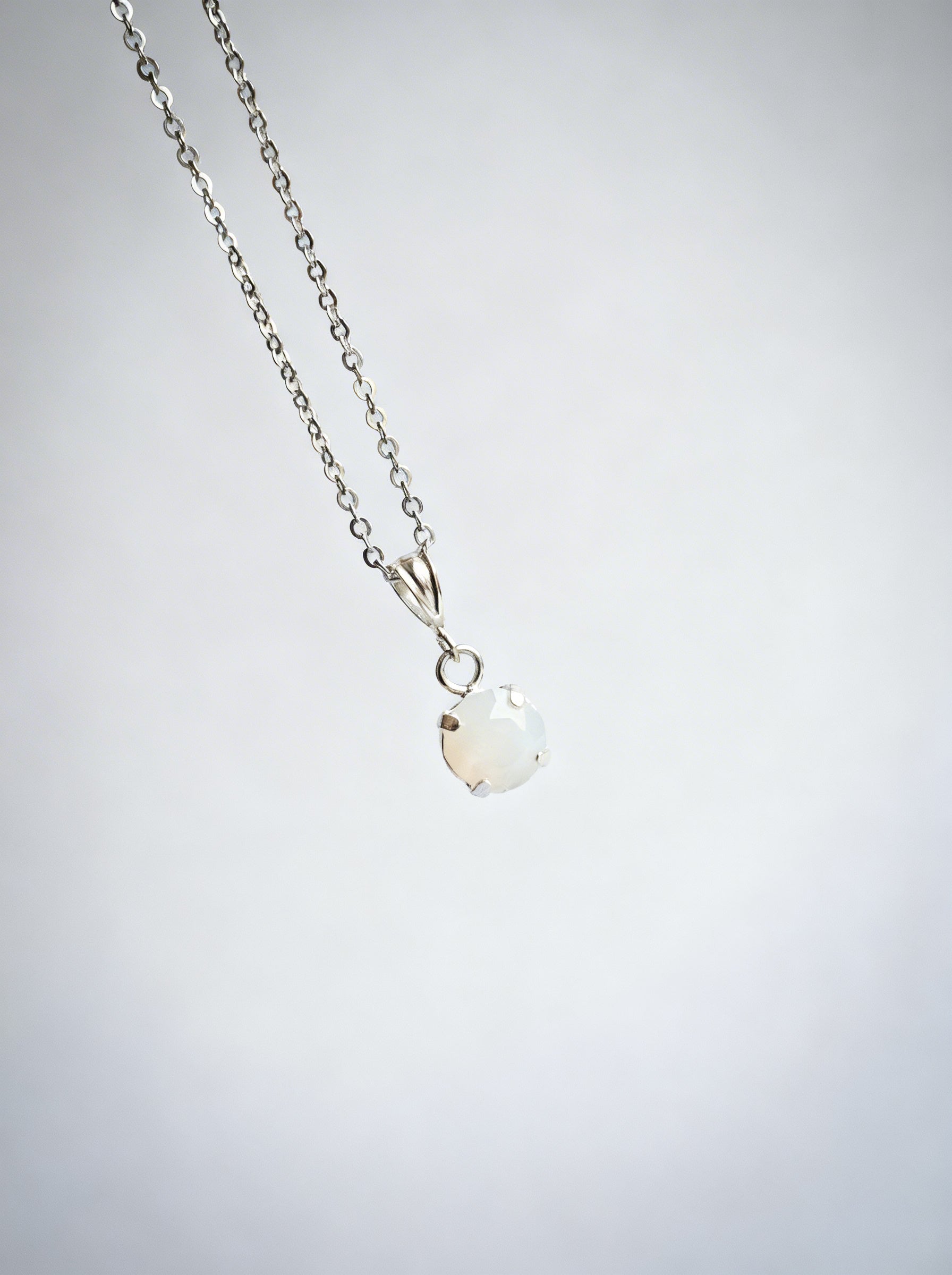 Collana Essence Cabochon - argento