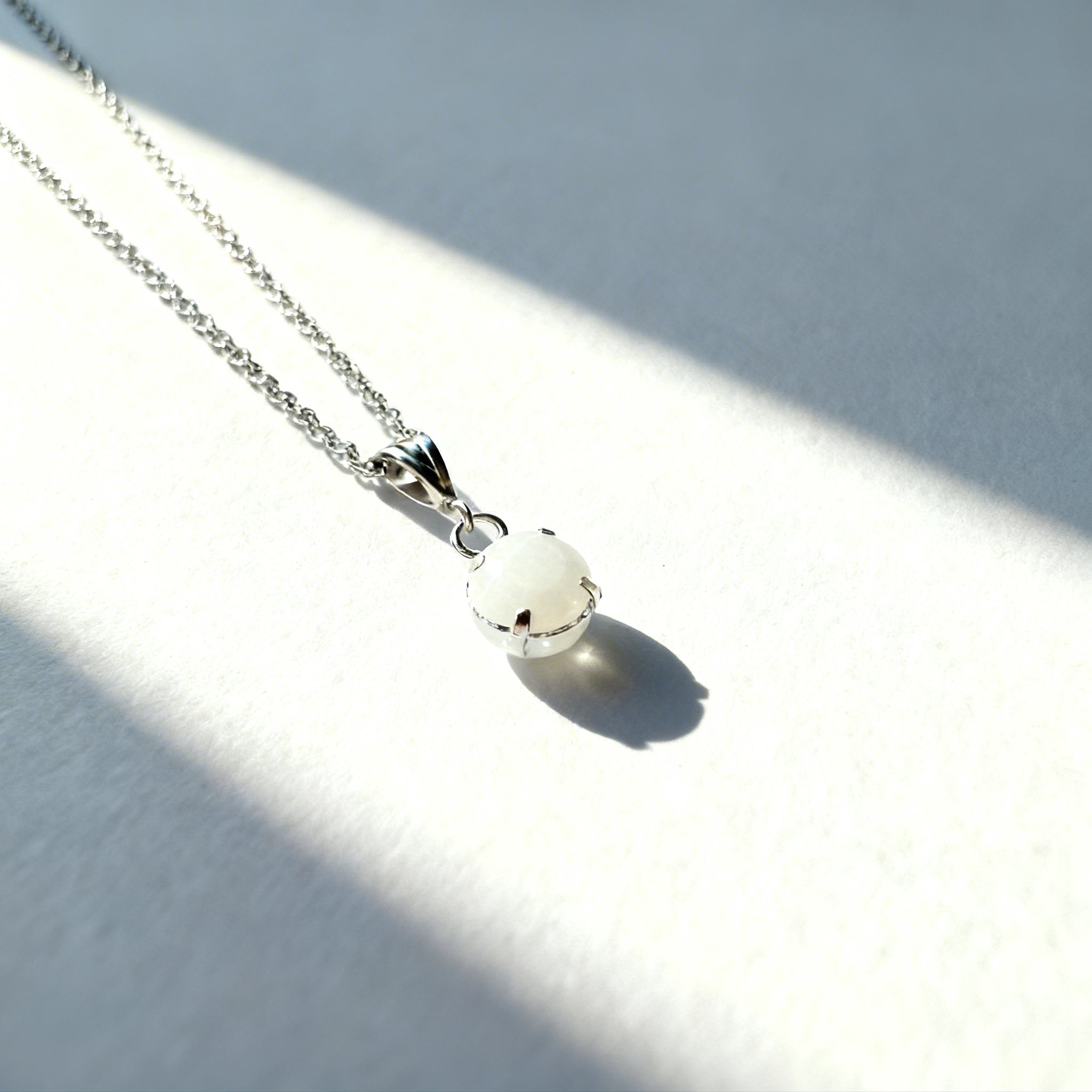 Collana Essence Cabochon - argento